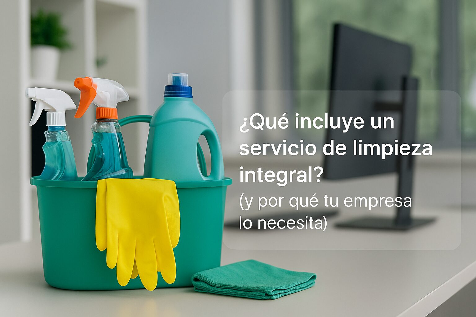 ¿Qué incluye un servicio de limpieza integral? (y por qué tu empresa lo necesita)